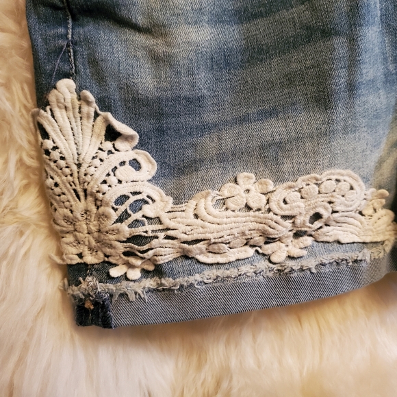 SO girls denim shorts overalls - Picture 3 of 4